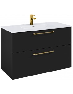 komplet badmiljø væg underskab med vask håndvask badeværelse