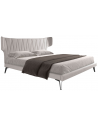 Sengeramme 180 x 200 cm i stål og polyester H30 - 112 x B233 x D213 cm - Sort/Grå