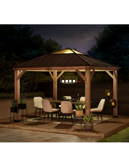pergola træ pavillon havepavillon pavillion terrasseoverdækning terrasse overdækning