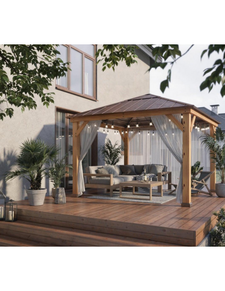 pergola træ pavillon havepavillon pavillion terrasseoverdækning terrasse overdækning