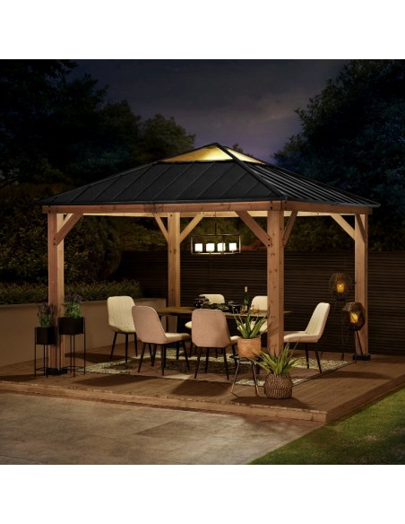pergola træ pavillon havepavillon pavillion terrasseoverdækning terrasse overdækning