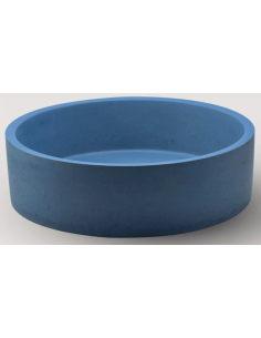 rund håndvask beton betonvask vask bordmonteret bordplade