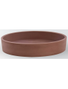 IRIS Bordmonteret oval håndvask i beton 49,8 x 34,8 cm - Jernrød