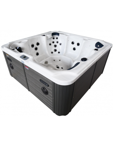 udendørs spa 6 personer udendørsspa spabad udendørs terrasse led bobler lys tilbud massage whirlpool boblebad