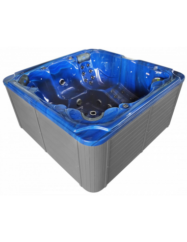 udendørs spa 5 personer udendørsspa spabad udendørs terrasse led bobler lys tilbud massage whirlpool boblebad