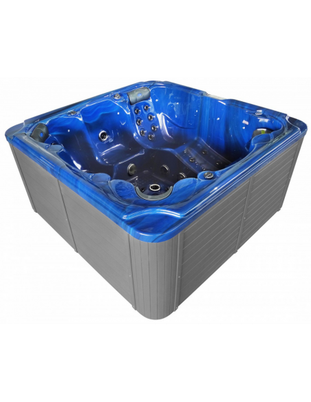 udendørs spa 5 personer udendørsspa spabad udendørs terrasse led bobler lys tilbud massage whirlpool boblebad