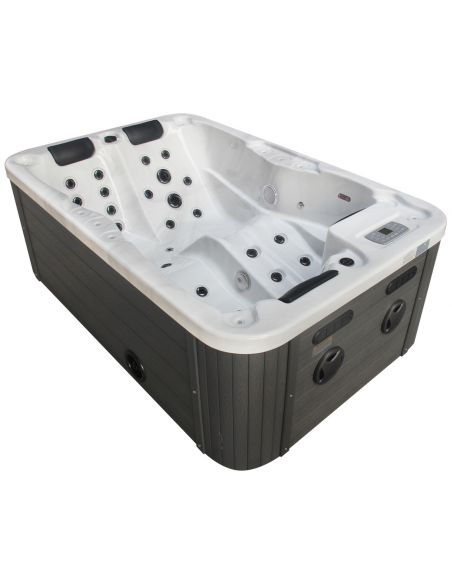 udendørs spa 3 personer udendørsspa spabad udendørs terrasse led bobler lys tilbud massage whirlpool boblebad