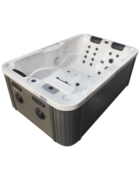 udendørs spa 3 personer udendørsspa spabad udendørs terrasse led bobler lys tilbud massage whirlpool boblebad