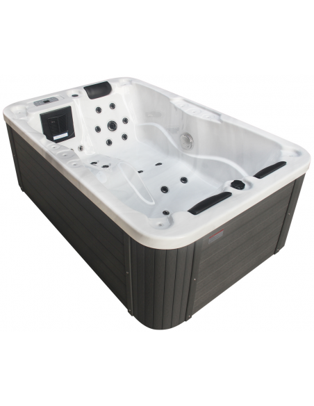 udendørs spa 3 personer udendørsspa spabad udendørs terrasse led bobler lys tilbud massage whirlpool boblebad