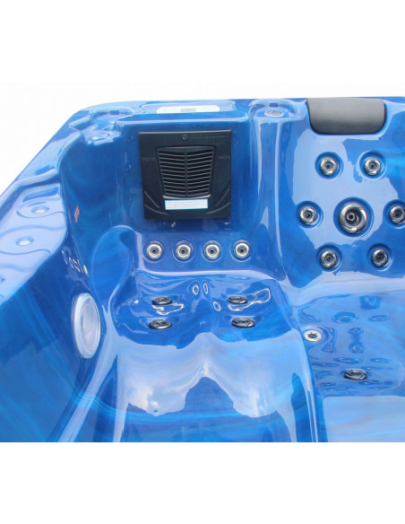 udendørs spa 3 personer udendørsspa spabad udendørs terrasse led bobler lys tilbud massage whirlpool boblebad