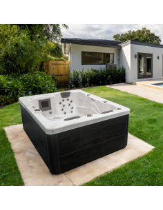 udendørs spa udendørsspa spabad udendørs terrasse led bobler lys tilbud massage whirlpool boblebad