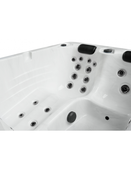udendørs spa 3 personer udendørsspa spabad udendørs terrasse led bobler lys tilbud massage whirlpool boblebad