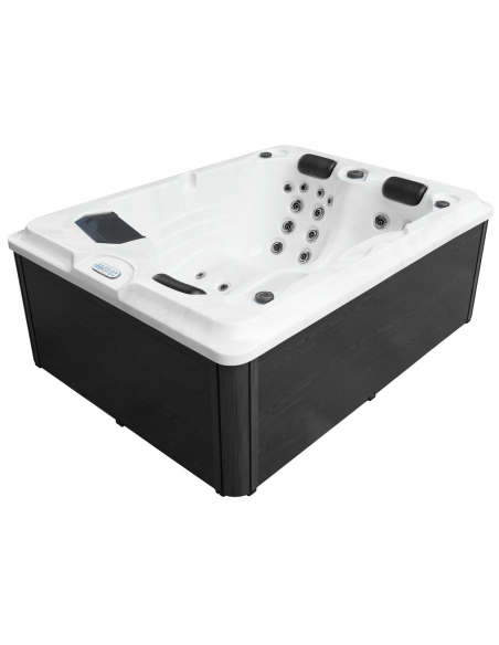 udendørs spa 3 personer udendørsspa spabad udendørs terrasse led bobler lys tilbud massage whirlpool boblebad