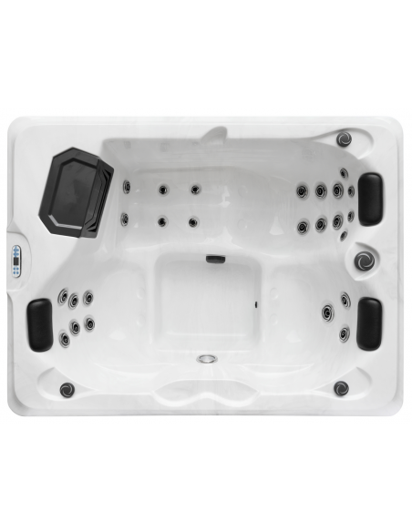 udendørs spa 3 personer udendørsspa spabad udendørs terrasse led bobler lys tilbud massage whirlpool boblebad