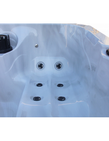 udendørs spa 5 personer udendørsspa spabad udendørs terrasse led bobler lys tilbud massage whirlpool boblebad