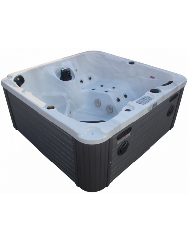 udendørs spa 5 personer udendørsspa spabad udendørs terrasse led bobler lys tilbud massage whirlpool boblebad