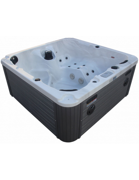 udendørs spa 5 personer udendørsspa spabad udendørs terrasse led bobler lys tilbud massage whirlpool boblebad