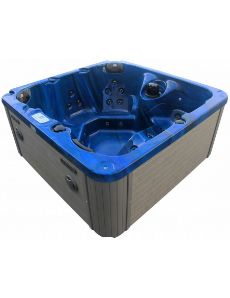udendørs spa 5 personer udendørsspa spabad udendørs terrasse led bobler lys tilbud massage whirlpool boblebad