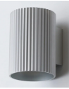 Sekvens up/down badeværelseslampe i aluminium H13 cm 2 x G9 LED - Alugrå