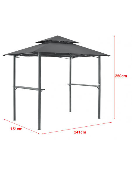 grill pavillon pavillion overdækning