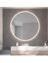 Atlas rundt spejl med lys Ø100 cm 30W LED