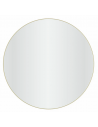 Refine rundt spejl Ø80 cm - Messing