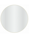 Refine rundt spejl Ø100 cm - Messing