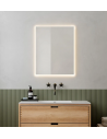 Nibe spejl med lys 75 x 60 cm 27W LED