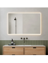 Nibe spejl med lys 75 x 120 cm 46W LED