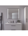 Norline spejl med lys 70 x 80 cm 12W LED - Sort