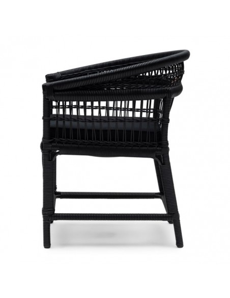riviera maison havestol aluminium rattan flet havemøbler spisebordsstole