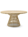 Riviera Maison Saint Tropez Rundt havebord i aluminium og teaktræ Ø140 cm - Natur/Teak