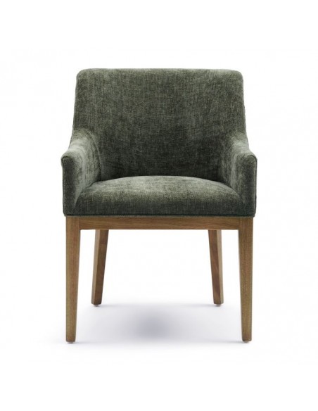 spisebordsstol med armlæn riviera maison stof grøn design