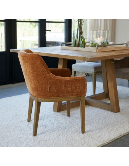 spisebordsstol med armlæn riviera maison stof design