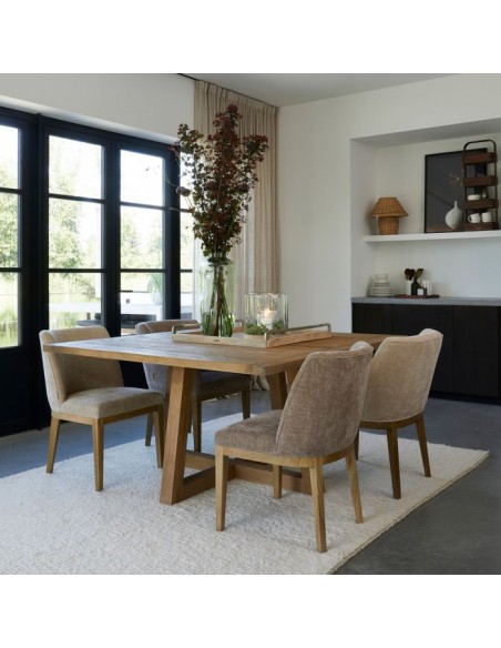 spisebordsstol med armlæn riviera maison stof design