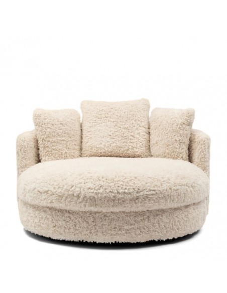 Riviera Maison stof møbler daybed rund carmin