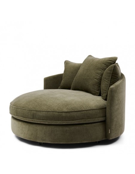 Riviera Maison stof møbler daybed rund carmin