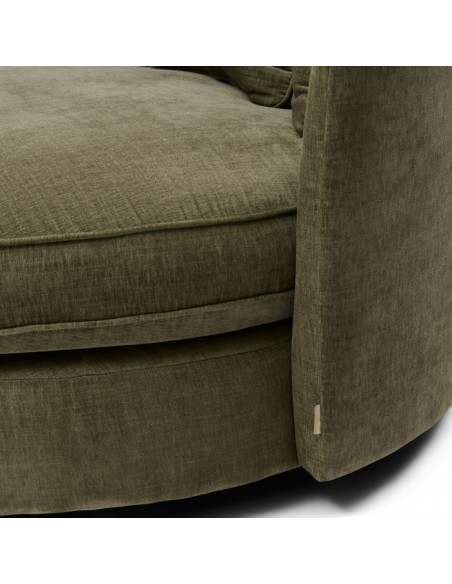 Riviera Maison stof møbler daybed rund carmin