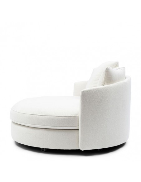 Riviera Maison stof møbler daybed rund carmin