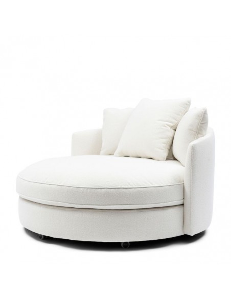 Riviera Maison stof møbler daybed rund carmin
