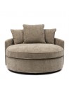 Riviera Maison Carmin Daybed med hjul i polyester 140 x 134 cm - Sand