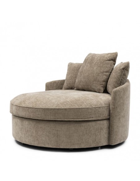 Riviera Maison stof møbler daybed rund carmin