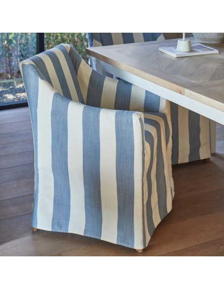spisebordsstol riviera maison velour design stripet stribet
