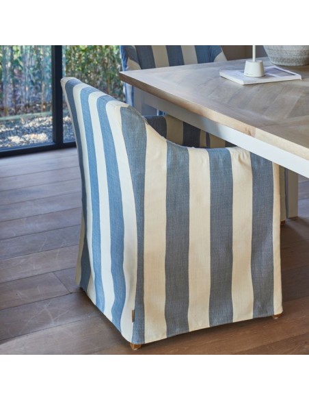 spisebordsstol riviera maison velour design stripet stribet