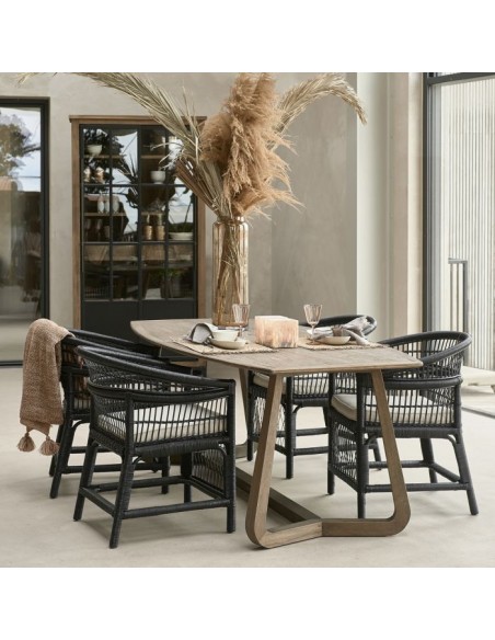 riviera maison spisebord eg egetræ træ