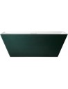 Fritstående badekar i solid stone 170 x 75 cm - Mat mørkegrøn/Mat hvid