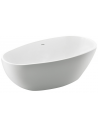Fritstående badekar i akryl 170 x 85 cm - Blank hvid