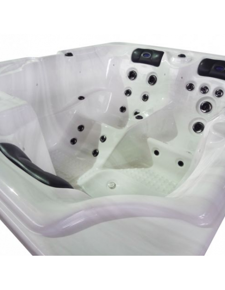 udendørs spa 3 personer udendørsspa spabad udendørs terrasse led bobler lys tilbud massage whirlpool boblebad