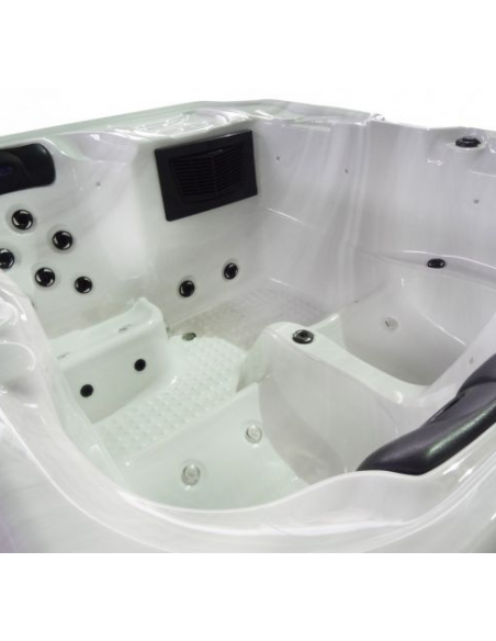 udendørs spa 3 personer udendørsspa spabad udendørs terrasse led bobler lys tilbud massage whirlpool boblebad