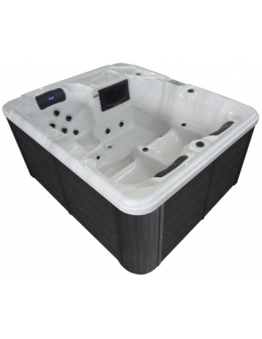 udendørs spa 3 personer udendørsspa spabad udendørs terrasse led bobler lys tilbud massage whirlpool boblebad